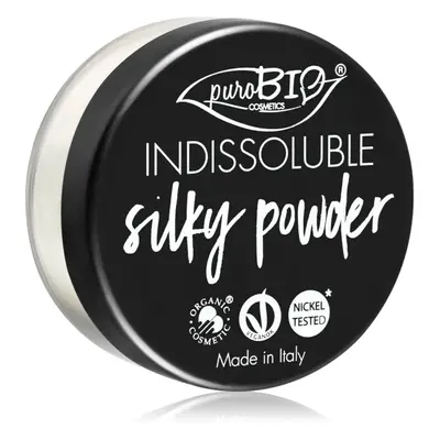 puroBIO Cosmetics Indissouble mattító lágy púder 8 g