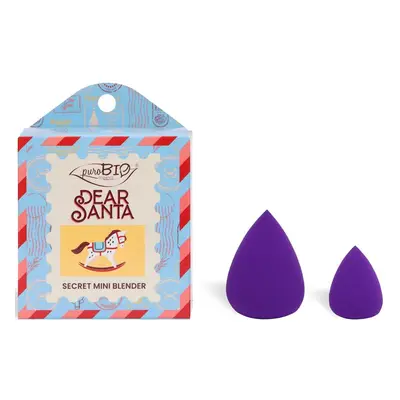 puroBIO Cosmetics Dear Santa SECRET sminkszivacs 2 db ajándékcsomagolásban 2 db