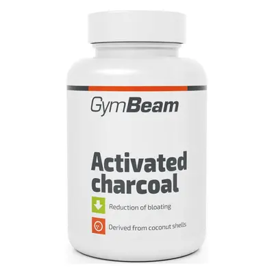 GymBeam Activated Charcoal az emésztés elősegítésére 60 kapsz.