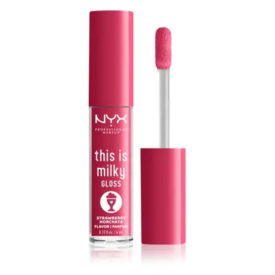 NYX Professional Makeup This is Milky Gloss Milkshakes hidratáló ajakfény illatosított árnyalat 