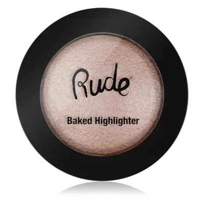 Rude Cosmetics Baked Highlighter kompakt púderes élénkítő arcra árnyalat All Eyes On Me 7 g