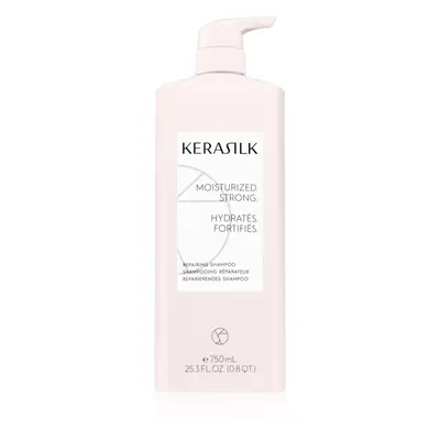 KERASILK Essentials Repairing Shampoo tisztító és tápláló sampon száraz és sérült hajra 750 ml