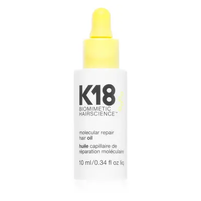 K18 Molecular Repair Hair Oil tápláló száraz olaj a sérült, töredezett hajra 10 ml