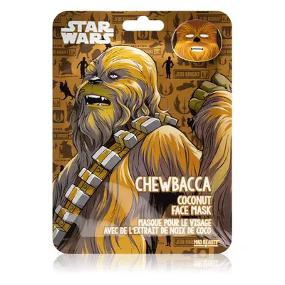 Mad Beauty Star Wars Chewbacca hidratáló gézmaszk kókuszolajjal 25 ml