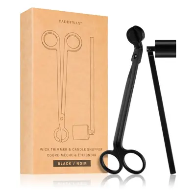 Paddywax Accesories Wick Trimmer & Candle Snuffer - Matte Black ajándékszett