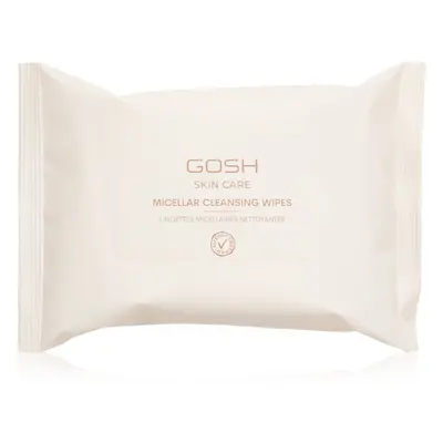 Gosh Skin Care Micellar tisztító és sminklemosó törlőkendők 25 db