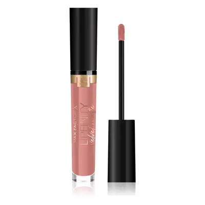 Max Factor Lipfinity Velvet Matte mattító folyékony rúzs árnyalat 015 Nude Silk 3,5 ml