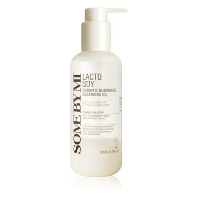 Some By Mi Lacto Soy Sebum & Blackhead Cleansing Oil gyengéden tisztító olaj az érzékeny arcbőrr