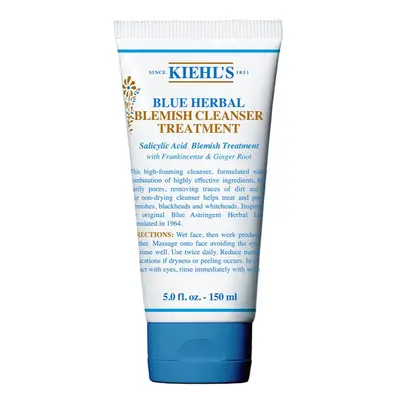 Kiehl's Blue Herbal Gel Cleanser tisztító gél a problémás bőrre hölgyeknek 150 ml