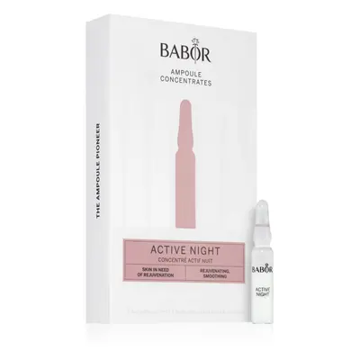 BABOR Ampoule Active Night ampulla a bőr regenerációjára 7x2 ml