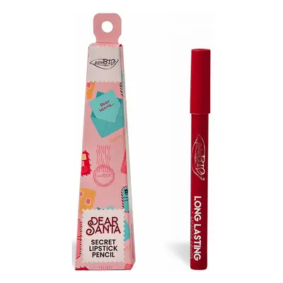 puroBIO Cosmetics Dear Santa SECRET tartós szájceruza ajándékcsomagolásban árnyalat 013 3 g