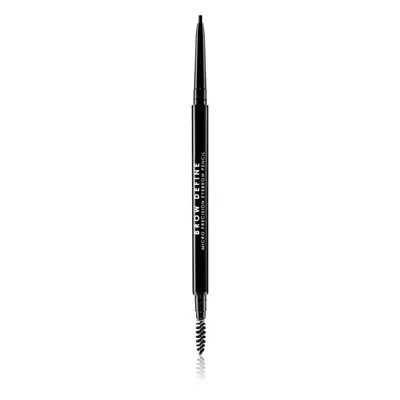 MUA Makeup Academy Brow Define precíz szemöldökceruza kefével árnyalat Black 0,3 g