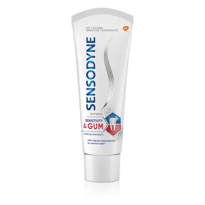 Sensodyne Sensitivity & Gum Whitening fehérítő fogkrém a fogak és a fogíny védelmére 75 ml