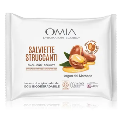 Omia Laboratories Argan del Marocco Sminkeltávolító kendők 20 db