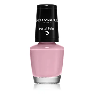 Dermacol Mini körömlakk árnyalat 02 Pastel Babe 5 ml