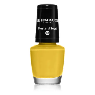 Dermacol Mini körömlakk árnyalat 06 Mustard Seed 5 ml