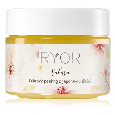 RYOR Sakura cukor peeling a bőr táplálására és a gyengéd tisztítására 325 g