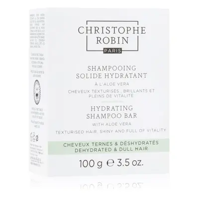 Christophe Robin Hydrating Shampoo Bar with Aloe Vera szilárd sampon száraz és érzékeny hajra 10