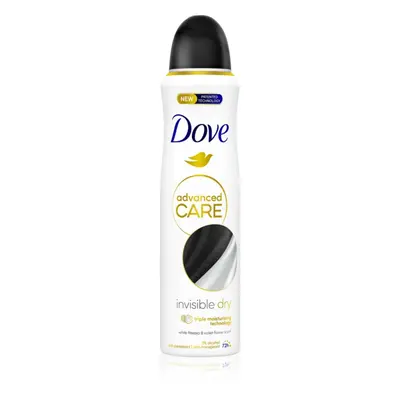 Dove Advanced Care Antiperspirant izzadásgátló spray 72 óra Invisible Dry 150 ml