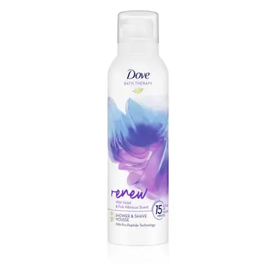 Dove Bath Therapy Renew tusoló hab Wild Violet & Pink Hibiscus 200 ml