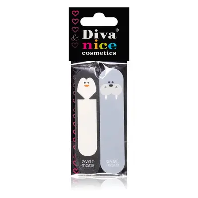 Diva & Nice Cosmetics Accessories pilnik i polerka Penguin & Walrus 2 db