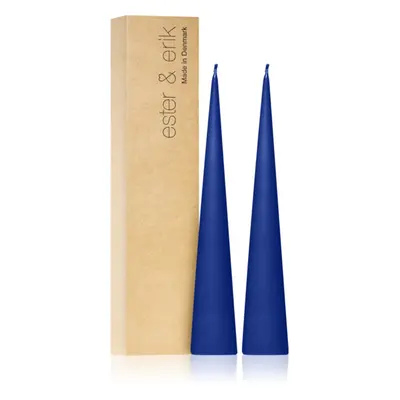 ester & erik cone candles cornflower (no. 48) gyertya 2x25 cm