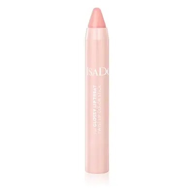 IsaDora Glossy Lip Treat Twist Up Color hidratáló rúzs árnyalat 00 Clear Nude 3,3 g