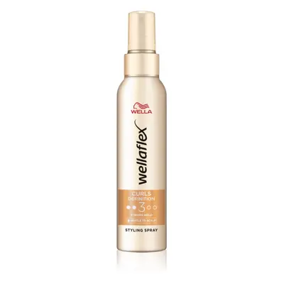 Wella Wellaflex Curls Definition gel spray göndör hajra erős feszesítés 150 ml