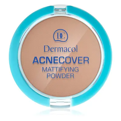 Dermacol Acne Cover kompakt púder problémás és pattanásos bőrre árnyalat Shell 11 g