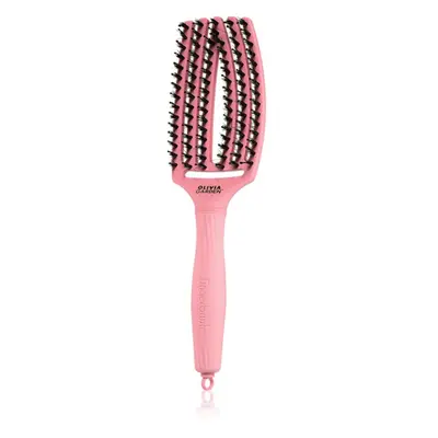 Olivia Garden Fingerbrush Boar & Nylon hajkefe nejlon- és vaddisznósörtékkel 1 db