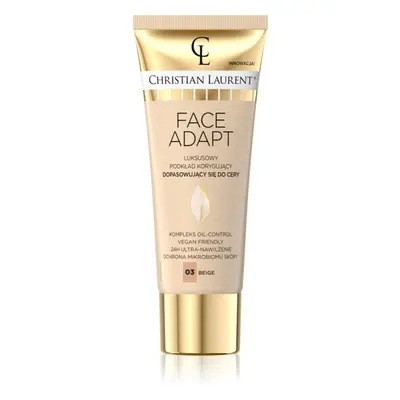 Christian Laurent Face Adapt bőrsimító hatású hidratáló alapozó árnyalat 03 Beige 30 ml