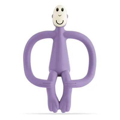 Matchstick Monkey Teething Toy and Gel Applicator rágóka 2in1 kefével Purple 1 db