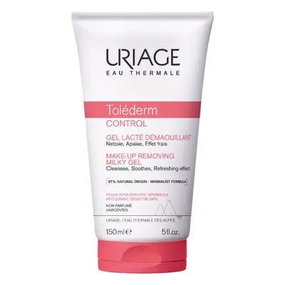 Uriage Toléderm Control Make-up Removing Milky Gel arctisztító és szemfestéklemosó gél 100 ml