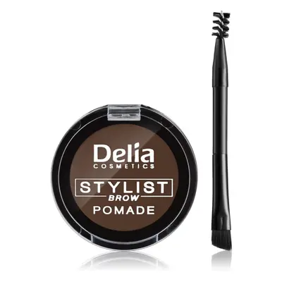 Delia Cosmetics Eyebrow Expert szemöldök pomádé árnyalat Dark Brown 4 g