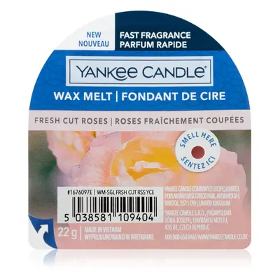 Yankee Candle Fresh Cut Roses illatos viasz aromalámpába 22 g