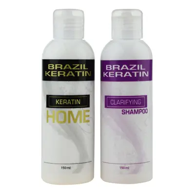 Brazil Keratin Home hajkúra a száraz és kezelhetetlen haj egyenesítésére és táplálására