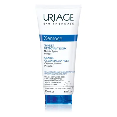 Uriage Xémose Gentle Cleansing Syndet finoman tisztító géles krém száraz és atópiás bőrre 200 ml