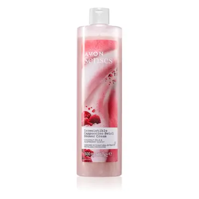 Avon Senses Irresistible Cappuccino Swirl felfrissítő tusoló krém 500 ml