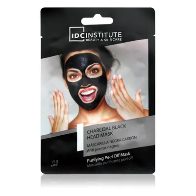 IDC Institute Charcoal Blackhead Mask mitesszerek elleni, lehúzható aktív szén maszk 15 g