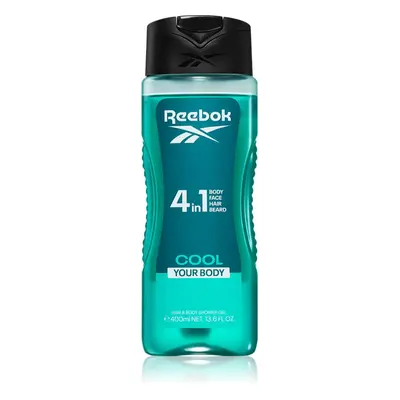 Reebok Move Your Spirit felfrissítő tusfürdő gél 4 in 1 400 ml