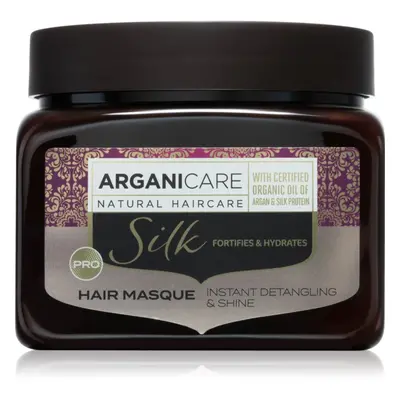 Arganicare Silk Protein Fortifying Mask hidratáló maszk hajra proteinnel 500 ml