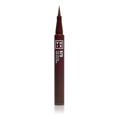 3INA The Color Pen Eyeliner Mini tartós szemfilc árnyalat 575 - Brown 0,6 ml