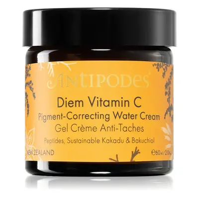 Antipodes Diem Vitamin C Pigment-Correcting Water Cream élénkítő hidratáló krém a pigment foltok