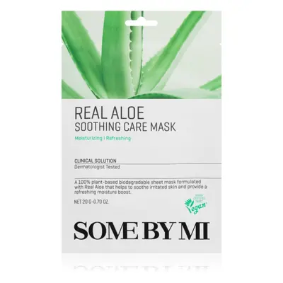 Some By Mi Clinical Solution Aloe Soothing Care Mask nyugtató hatású gézmaszk 20 g