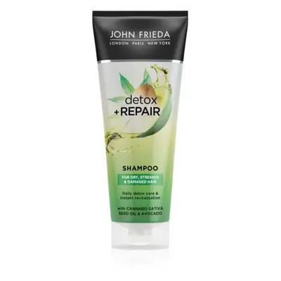 John Frieda Detox & Repair Tisztító méregtelenítő sampon a károsult hajra 250 ml