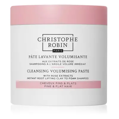 Christophe Robin Cleansing Volumizing Paste with Rose Extract hámlasztó sampon a hajtérfogat növ