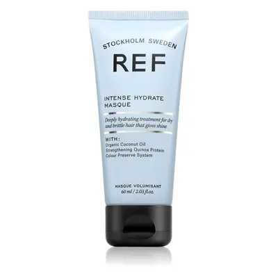 REF Intense Hydrate Masque intenzíven hidratáló és tápláló maszk száraz és rakoncátlan hajra 60 