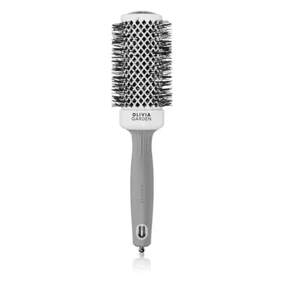 Olivia Garden Expert Shine Wavy Bristles White&Grey hajkefe průměr 45 mm 1 db