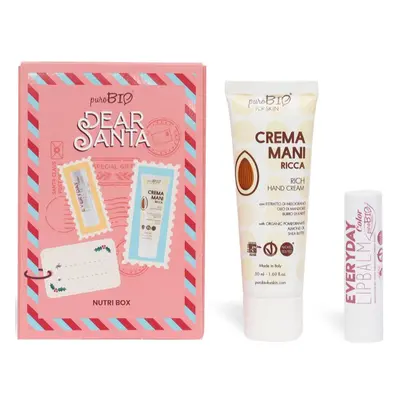 puroBIO Cosmetics Dear Santa Nutri Box ajándékszett 2 db