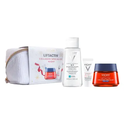 Vichy Liftactiv Collagen Specialist Night karácsonyi ajándékszett érett bőrre